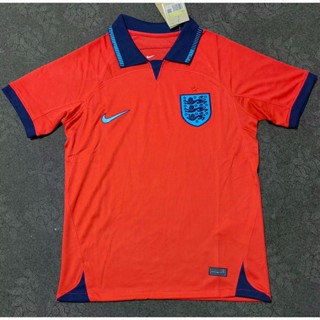 เสื้อกีฬาแขนสั้น ลายทีมชาติฟุตบอล England Away Jersey 2022 ไซซ์ S-XXL AAA สไตล์คลาสสิก