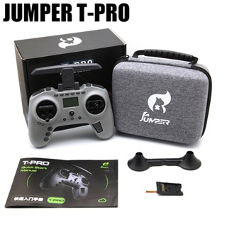 Jumper T-Pro 6-8.4V JP4IN1 CC2500 ExpressLRS Hall Gimbals OpenTX / EdgeTX โดรนควบคุมวิทยุ Frsky Flysky DSM