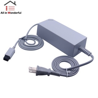 Ws อะแดปเตอร์ชาร์จพาวเวอร์ซัพพลาย 100-240v แบบเปลี่ยน สําหรับ Nintendo Wii Plug