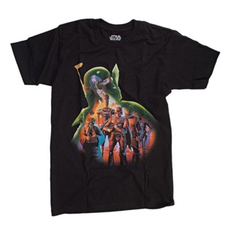 เสื้อยืดผ้าฝ้าย Lint9 {พร้อมส่ง เสื้อยืดแขนสั้น พิมพ์ลาย Star Boba Fett พลัสไซซ์ ของขวัญวันเกิด สําหรับผู้ชาย XS-6XL