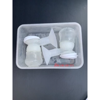 ส่งฟรี ส่งด่วน กล่องใส่กรวยปั๊มนม กล่องเก็บกรวยปั๊มนม กล่องเก็บอุปกรณ์ปั๊มนม ใช้กับอาหารได้ BPA FREE กล่องเก็บกรวยปั้มนม