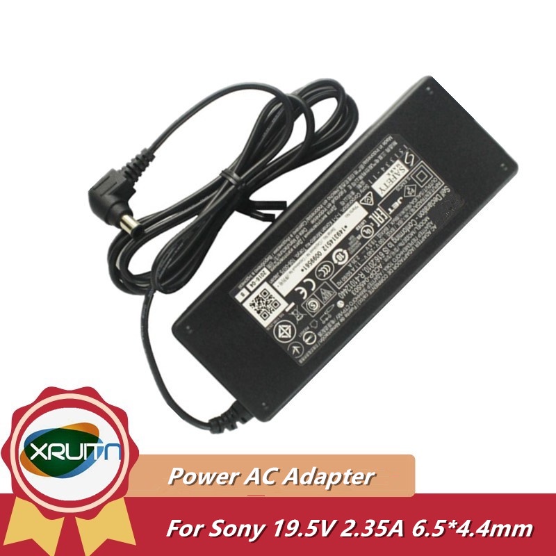 ของแท้ 19.5V 2.35A 45W 6.5x4.4 มม.อะแดปเตอร์ AC สําหรับ SONY TV Power Supply ACDP-045S02 ACDP-045S03