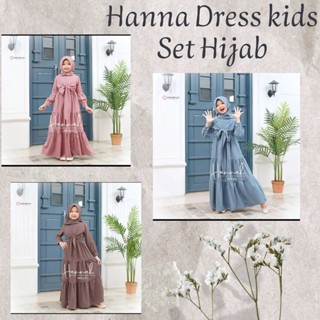 Hanna Syari Kids ใหม่ล่าสุด Hanna Syari เสื้อโปโล เรียบง่าย นําเข้า สําหรับเด็กผู้หญิง 2022