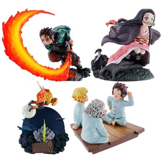 Demon Slayer Puchi Rama Series Joukei no Hako Part.1 Set of 4 Kimetsu no Yaiba กาชาปอง Gashapon Gachapon ดาบพิฆาตอสูร