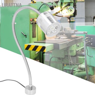 URATTNA Machine Work Lamp Working Light Gooseneck Magnetic LED White Lighting 5W US Plug 100‑240V