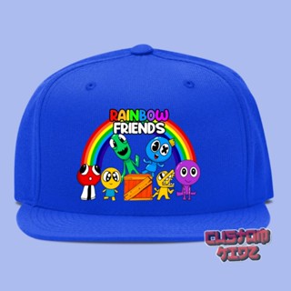 หมวกสแน็ปแบ็ก ลาย Rainbow Friends สําหรับเด็ก ไซซ์ 3-8 ปี