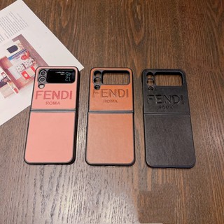 เคสโทรศัพท์มือถือ ลายตัวอักษร หรูหรา สําหรับ Samsung Galaxy Z Flip 4 5G Z Flip4