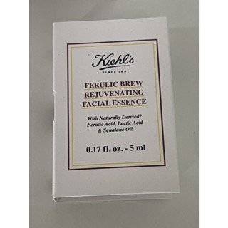 พร้อมส่ง  Kiehls Ferulic Brew Rejuvenating Facial Essence 5 ml. น้ำตบสำหรับทุกสภาพผิวและผิวแพ้ง่าย ของแท้ ฉลากไทย