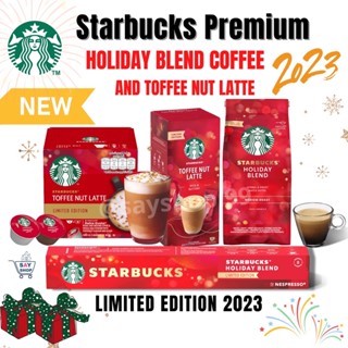 Limited Edition🔥Starbucks® Holiday Blend กาแฟบด beสำเร็จ สินค้ารสใหม่ exp.07/2023