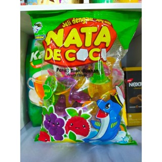 เยลลี่หลากสี หลากรสและพุดดิ้งหลากสี หลากรส ไส้วุ้นมะพร้าว ตรา Nata De coco By Dolphin