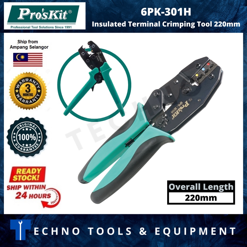 ProsKit 6PK-301H เครื่องมือจีบขั้วฉนวน - ใหม่ &