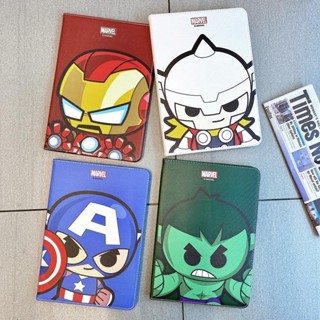 Marvel เคสไอแพด air 1 2 3 4 5 mini 6 เคส gen 7 8 9 10 cover pro 10.2 11 inch 2022 The Avengers case with pen slot