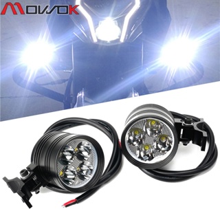 MOW สำหรับ KTM 1290 Super Adventure 990 1050 1090 1190 ‑ 12V LED Spot Head Lights