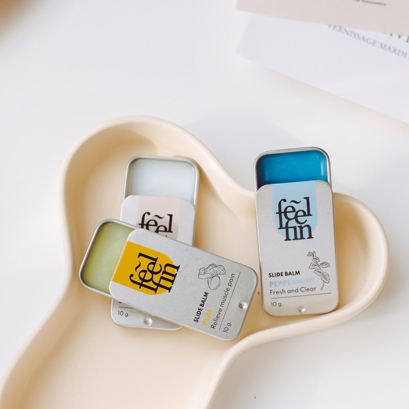 Feelfin Aromatic Balm 🎁(ไพล,ลิลลี่,เปปเปอร์มิ้น)