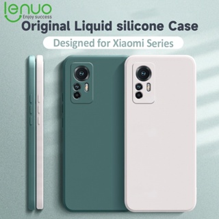 Lenuo เคสโทรศัพท์มือถือ ซิลิโคนนิ่ม กันกระแทก สีแคนดี้ หรูหรา สําหรับ Xiaomi 12T