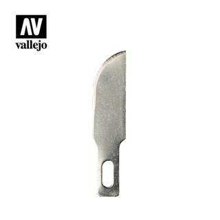 Vallejo #10 GENERAL PURPOSE CUVED BLADES (5) - FOR NO.1 HANDLE