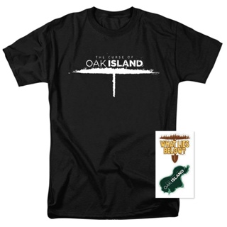 เสื้อยืดผ้าฝ้ายพิมพ์ลายแฟชั่น เสื้อยืด พิมพ์ลาย Curse Of Oak Island History Reality Tv PEbcle51BHnhol88 สไตล์คลาสสิก ไม่