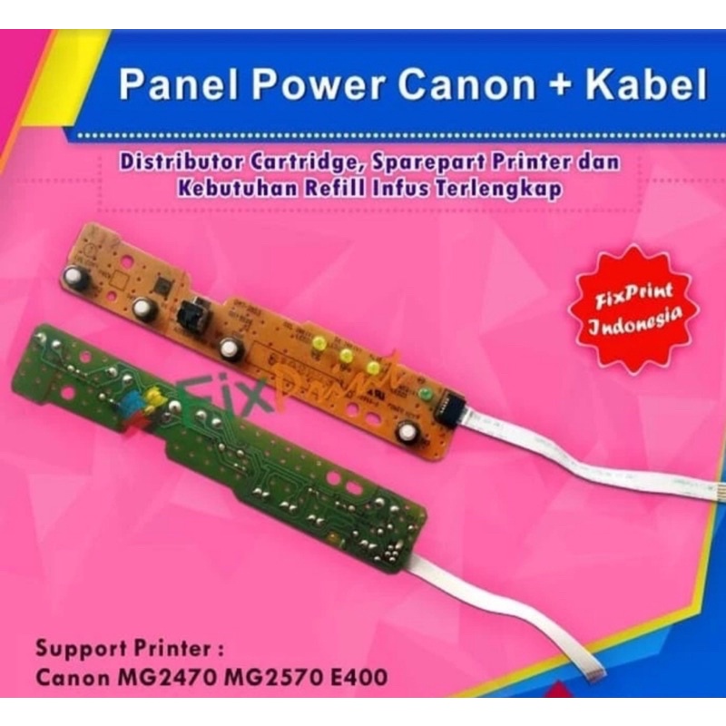 Canon MG2470 MG2570 E400 MG2570s แผงไฟ+สายอ่อน