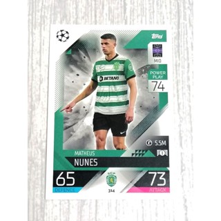 การ์ดฟุตบอล Match Attax 2022/23 SPORTING LISBON