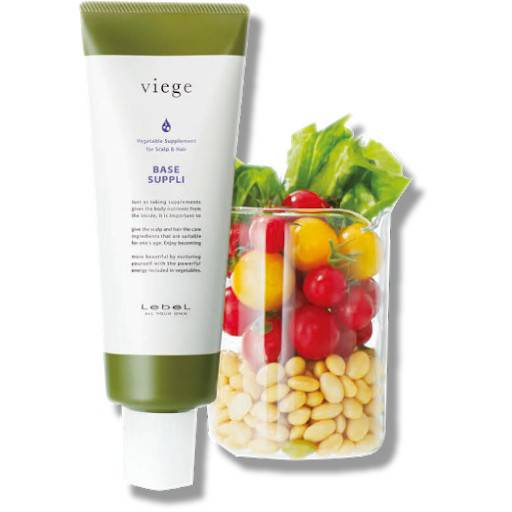 Lebel Viege Base Suppli - Vegetable Supplement For Scalp &amp; Hair 225ml ครีมบำรุงหนังศรีษะปราศจากน้ำหอม เพิ่มความชุ่มชื้น