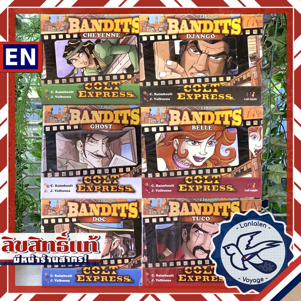 Colt Express Bandits – Belle / Cheyenne / Djanco / Doc / Ghost / Tuco [Boardgame]