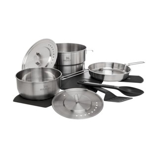 STANLEY ชุดหม้อ รุ่น ADVENTURE PRO CAMP COOK SET STAINLESS STEEL