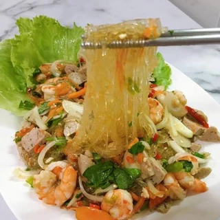 วุ้นเส้นเหนียวนุ่ม 1กิโลกรัม เส้นขาวสะอาด ใช้ทำอาหารได้หลายเมนู