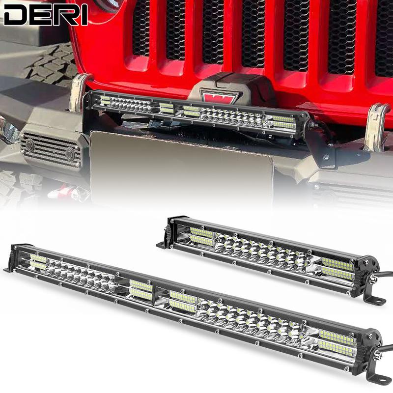 Ultra Slim LED Light Bar 10 inch 20 Inch Dual Row led bar Combo Beam work lamp Driving Lights for Au
