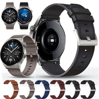 สายนาฬิกาข้อมือหนัง 22 มม. สําหรับ Huawei Watch 3 Pro GT 3 46 มม. GT 2e 2 46 มม. 2 Pro Honor Magic 2 46 มม.