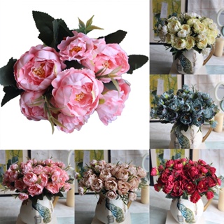 【AG】1Pc Artificial Flower Lifelike Multipurpose Silk Cloth Beautiful Decoration Floral for Wedding