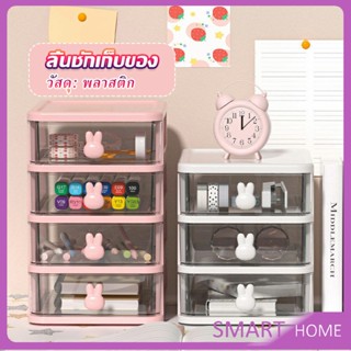 SMART ลิ้นชักเขนาดเล็ก ใส่เครื่องเขียน กล่องใส่เครื่องสำอางค์  พร้อมส่ง  Organization