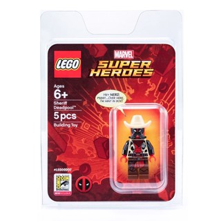 Comcon055 : LEGO Marvel Super Heroes Sheriff Deadpool - San Diego Comic-Con 2018 Exclusive Blister Pack