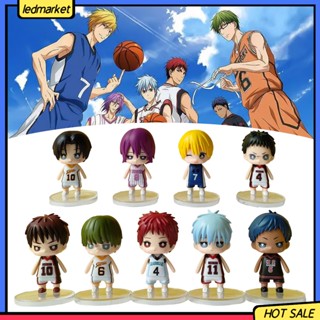 [Ledmarket] โมเดลฟิกเกอร์ PVC รูปบาสเก็ตบอล Kurokos 9 ชิ้น