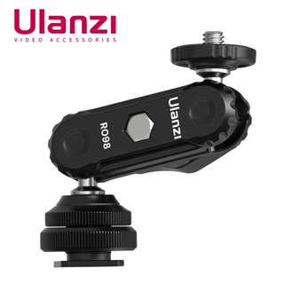 Ulanzi R098 เมจิกอาร์ม 360 หัวบอลคู่ 1/4 นิ้ว สกรูโคลด์ชูฐาน Vlog เมาท์ สําหรับกล้อง DSLR มอนิเตอร์ วิดีโอ ไฟไมค์