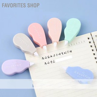 Favorites Shop 6Pcs Correction Tape 5mm Morandi Strong Adhesion Easy Operation High Smoothness White Out for Student Office Kids