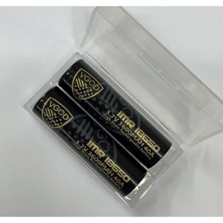 VGOD ถ่านชาร์จIMR18650 3600mAh 40A 3.7V แพค2ก้อนแถมกล่องใส่ถ่าน