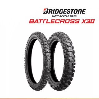 [ยางปี22] BRIDGESTONE : BATTLECROSS X30 ขอบ18,19,21 ยางวิบาก ยางEnduro สำหรับ KX150 / KLX250 / WR155 / CRF250