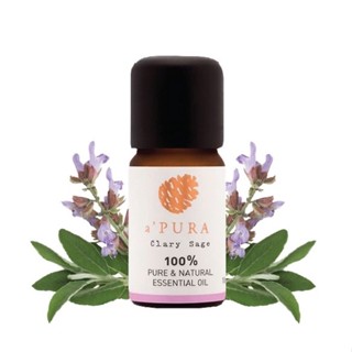 aPURA น้ำมันหอมระเหยแท้ 100%  กลิ่นแครี่ เสจ Clary Sage 100% Pure Essential Oil (10ml)