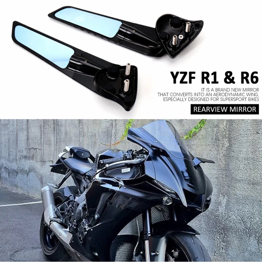 กระจกมองหลัง สําหรับ Yamaha YZF R1 2020-2023 R6 2017-2022