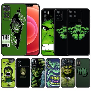 เคสโทรศัพท์มือถือนิ่ม พิมพ์ลาย avengers hulk สําหรับ Xiaomi Redmi K50 Pro 10 10C Note 11 Pro Plus 11S