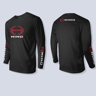 เสื้อยืดแขนยาว พิมพ์ลายโลโก้ HINO HINO