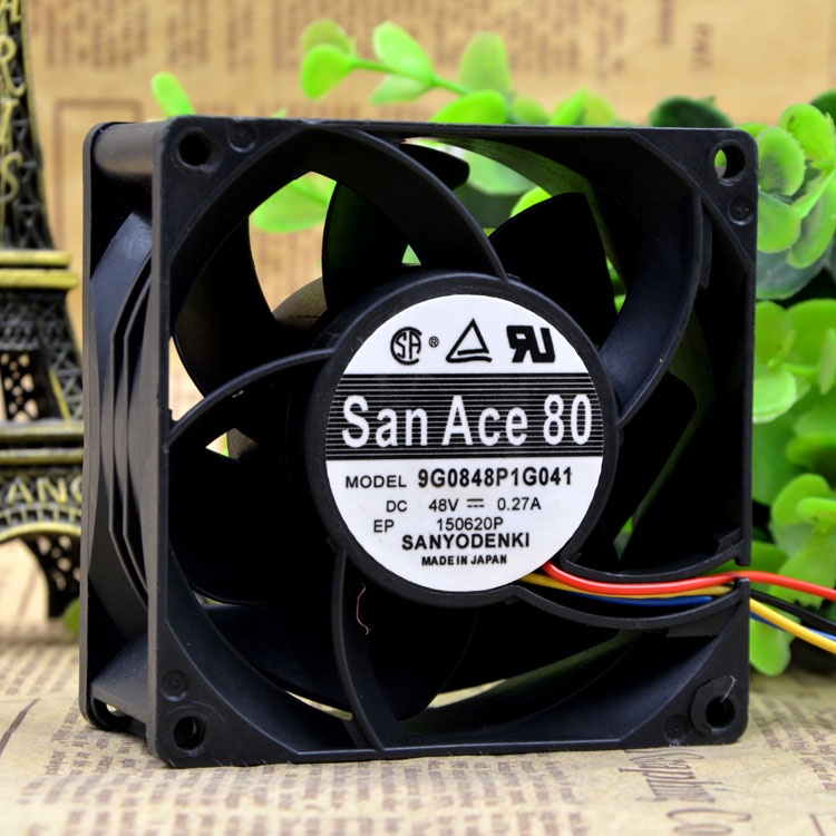 YY SAN ACE 9G0848P1G041 8038 48V 0.27A 8CM INVERTER COOLING FAN