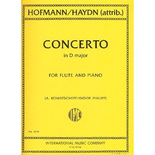(Flute and piano )Haydn (1732 – 1809) Concerto In D Hob.VIIf/D1 for Flute and piano (IMC1070)