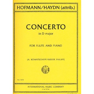 (Flute and piano )Haydn (1732 – 1809) Concerto In D Hob.VIIf/D1 for Flute and piano (IMC1070)