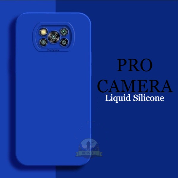 เคส เคส POCO X3 NFC & POCO X3 PRO POCO X3 Premium Macaron Color Pro Camera Liquid Case Square
