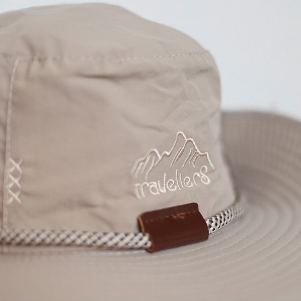 หมวก Bucket Hat Camping Outdoor Adventure ผ้าร่ม ไนล่อน รูปที่ 7