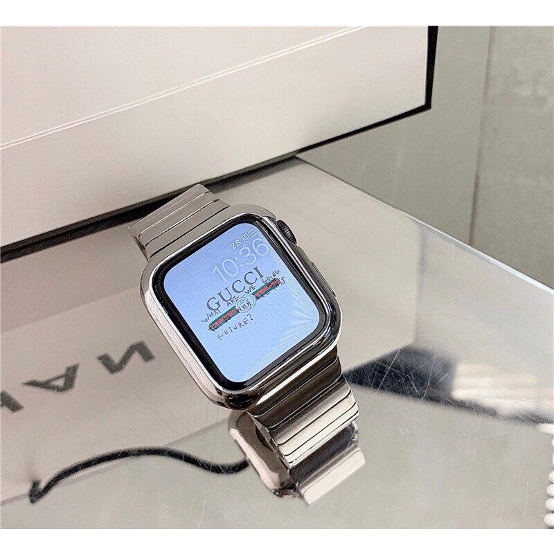 ♂☈⊕สายแสตนเลส apple watch เหล็กกล้าไร้สนิม สายนาฬิกาข้อมือ สำหรับ Apple Watch Series 1 / 2 / 3 / 4 / 5 / 6 ขนาด38/40 42/