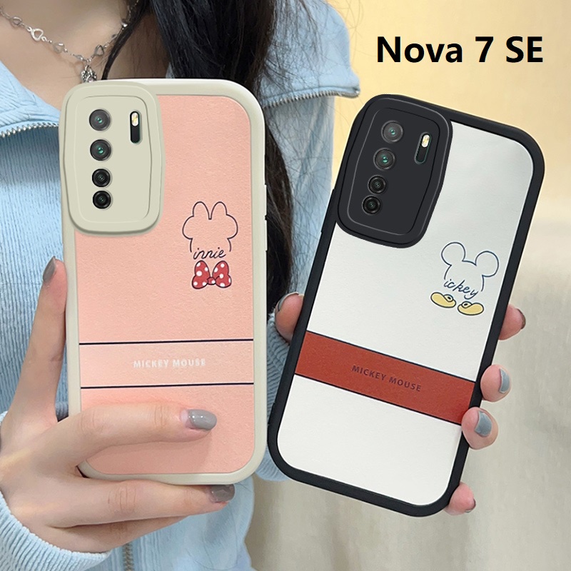 Winnie the Pooh เคท Huawei Nova 7i Nova7 SE Soft Silicone Case Snoopy Edge Prints เคส Huawei Nova5T Nova9 Phone Cover เคสโทรศัพท์