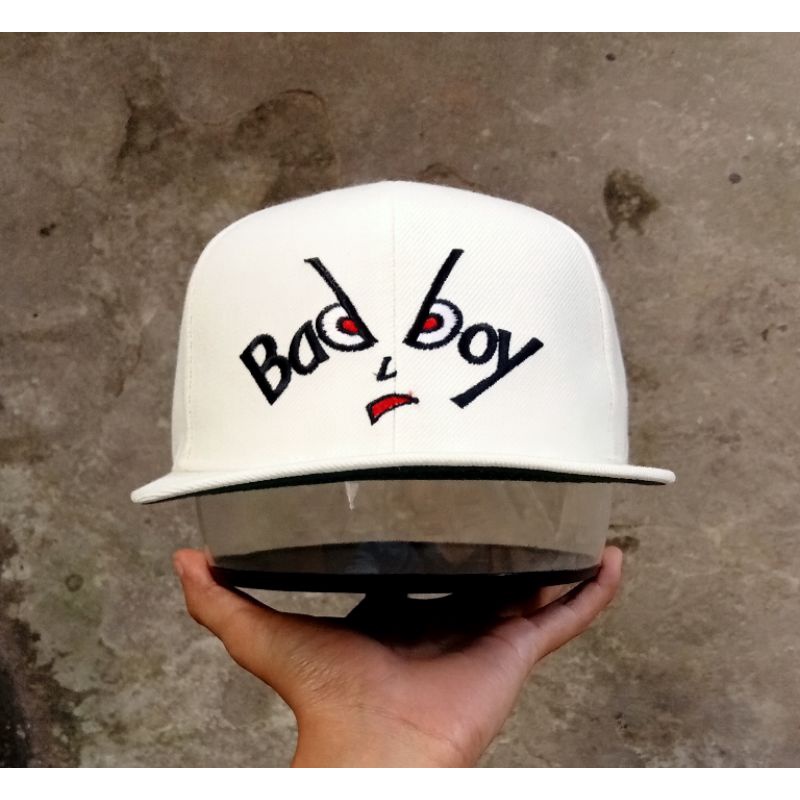 รองเท้าผ้าใบลําลอง ลายโลโก้ Bad Boy USA Snapback Big Logo Not Fubu Ecko Adidas สไตล์วินเทจ สําหรับผู้ชาย