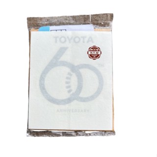 สติ๊กเกอร์TOYOTA 60th , สติ๊กเกอร์ โตโยต้า 60 ปี เเท้ห้าง